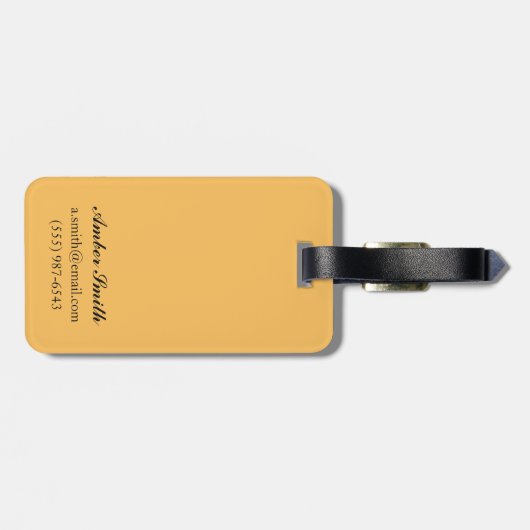 森林-レーニア山、ワシントン州のツキノワグマ ラゲッジタグ (裏面横)