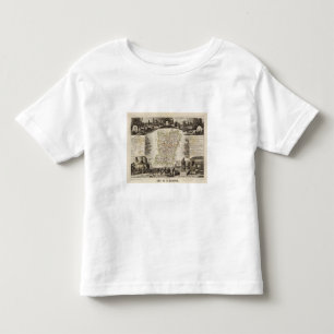 森林、地区の境界 トドラーTシャツ