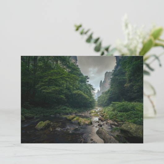 森林 張家界国立森林公園 サンキューカード (スタンド正面)