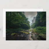 森林 張家界国立森林公園 サンキューカード (正面/裏面)