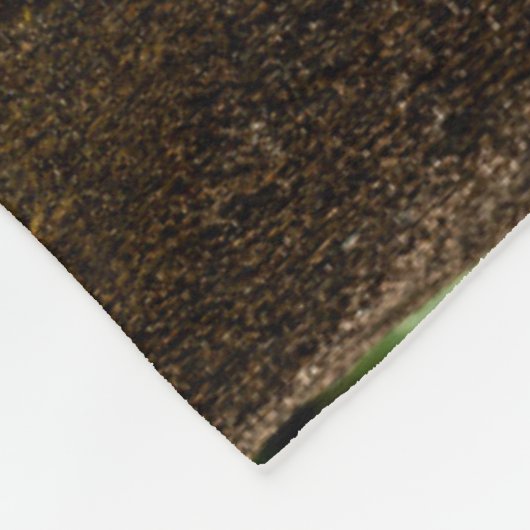 森林 |探している3つのフクロウ フリースブランケット (角)