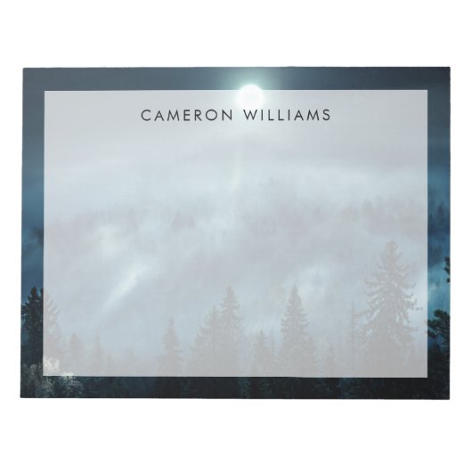 森林 |月光の森 ノートパッド (正面)