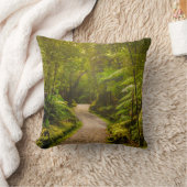 森林 |森林への歩道 クッション (ブランケット)