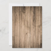 森林、森林動物の誕生日の招待状 招待状 (裏面)