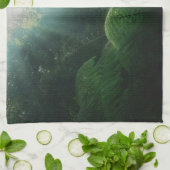 森林 |熱帯雨林シダ キッチンタオル (折り畳み)