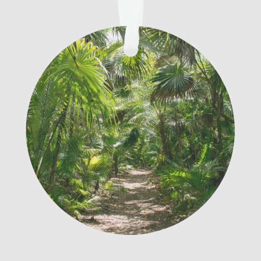 森林 |熱帯雨林トゥルムメキシコ オーナメント (裏面)