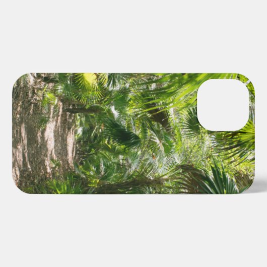 森林 |熱帯雨林トゥルムメキシコ iPhoneケース (裏面横)