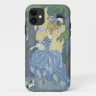 森林、「祝日Galantのためのイラストレーションで歩かせて下さい iPhone 11 ケース
