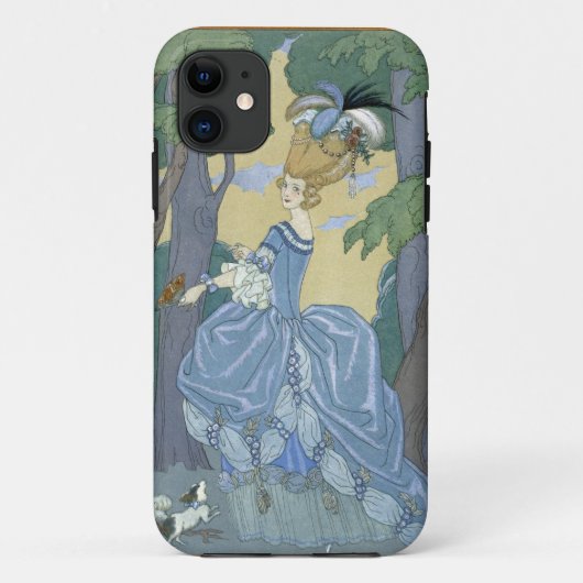 森林、「祝日Galantのためのイラストレーションで歩かせて下さい Case-Mate iPhoneケース (裏面)