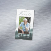 森林 自然 追悼 祈り フォト マグネット名刺 (インサイチュ)