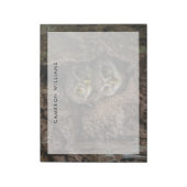 森林 | 2つのフクロウが探している ノートパッド (回転)