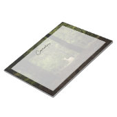 森林 | A白い尾を持つ鹿の森 ノートパッド (アングル)