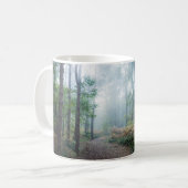 森林 | Dark Foggy Woods Norfolk UK コーヒーマグカップ (正面左)