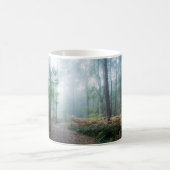 森林 | Dark Foggy Woods Norfolk UK コーヒーマグカップ (中央)