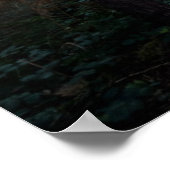 森林 | Dark Foggy Woods Norfolk UK ポスター (角)