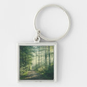 森林 Forest Path Hamburg Germany キーホルダー (正面)