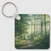 森林 Forest Path Hamburg Germany キーホルダー (正面)