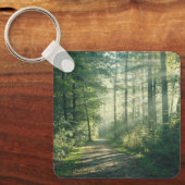 森林 Forest Path Hamburg Germany キーホルダー (正面)