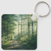 森林 Forest Path Hamburg Germany キーホルダー (裏面)