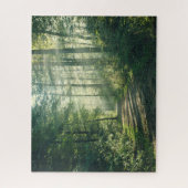森林 Forest Path Hamburg Germany ジグソーパズル (縦)