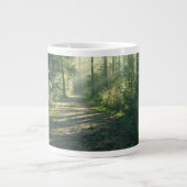 森林 Forest Path Hamburg Germany ジャンボコーヒーマグカップ (正面)