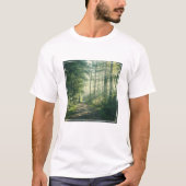 森林 Forest Path Hamburg Germany Tシャツ (正面)
