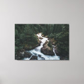 森林 | Grison Graubunden Canton キャンバスプリント (正面)