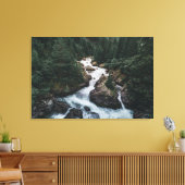 森林 | Grison Graubunden Canton キャンバスプリント (インサイチュ (リビング))