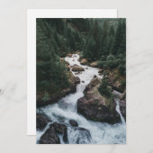 森林 | Grison Graubunden Canton サンキューカード (正面/裏面)