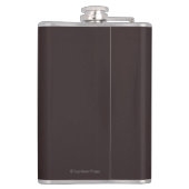 森林- Sitka、アラスカのツキノワグマ フラスク (裏面)