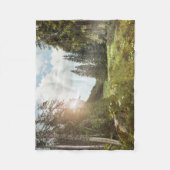 森林 | Sun Peek Thru フリースブランケット (正面)