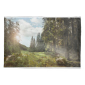 森林 | Sun Peek Thru 枕カバー (裏面)