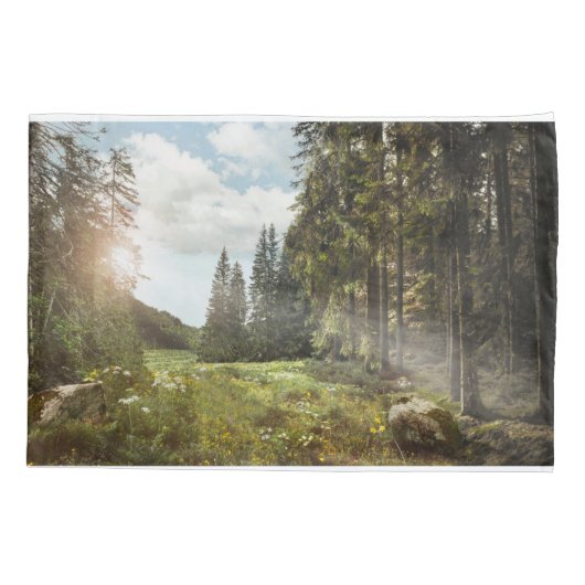 森林 | Sun Peek Thru 枕カバー (裏面)