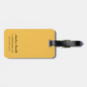 森林- Valdez、アラスカのツキノワグマ ラゲッジタグ (裏面横)