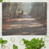 森林 | Woodland Stag キッチンタオル (折り畳み)