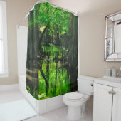森林IIの泥地 シャワーカーテン (インサイチュ)