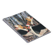 森林Treeingの歩行者のCoonhoundのノート ノートブック (右側)