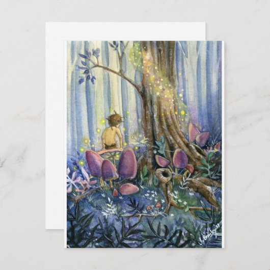 森林Whisperings 案内状 (正面/裏面)