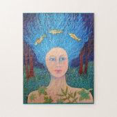 森林Womam ジグソーパズル (縦)