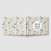 森男女兼用動物パタ – ン赤ちゃんシャワー ゲストブック (全面)