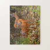 森素晴らしの鹿の三尾 ジグソーパズル (縦)