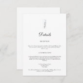 森素朴と山の結婚詳細 エンクロージャーカード (正面/裏面)