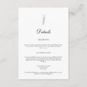 森素朴と山の結婚詳細 エンクロージャーカード (正面)