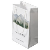 森素朴と山結婚の スモールペーパーバッグ (裏面アングル)