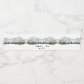 森素朴と山結婚の ペットボトルラベル (シングルラベル)