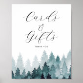 森素朴のカードとギフトのサイン ポスター (正面)