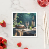 森素朴のワイン入りテーブル スタンダードカクテルナプキン (インサイチュ)