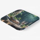 森素朴のワイン入りテーブル ペーパープレート (傾斜あり)