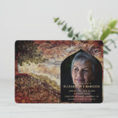 森素朴の写真お祝い 招待状 (スタンド正面)