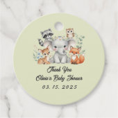 森素朴の動物の緑ありがとう フェイバータグ (正面)